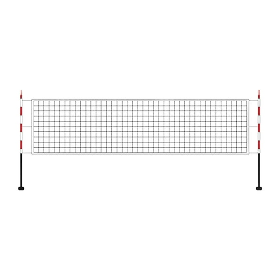lacooooppia Nylon Volleyball Network with A Carrying Bag Sustainable Exercise Network Handball -Netting -Volleyball Network for Games Sport Hinterhof Training