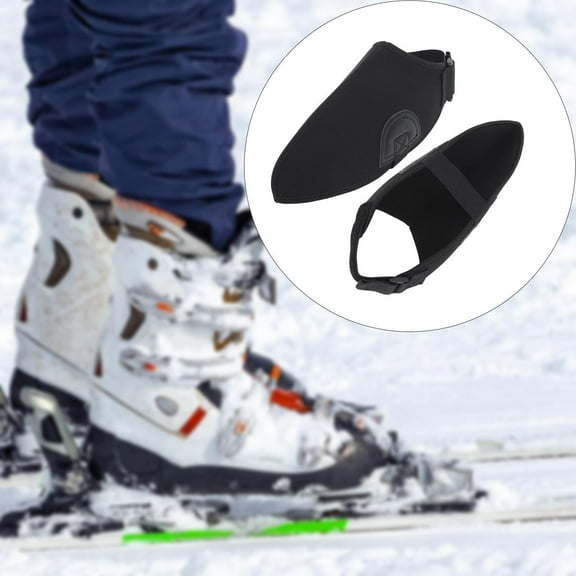lacooooppia Outdoor Ski Boot Covers Boot Warmers Neoprene Skiing for Skiers Nonslip Keep Feet Dry Warm Shoe Covers for Snow