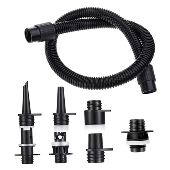 lacooooppia Paddle Board Pump Hose Inflatable Boat Pump Adapter Hose Kit Electric Air Pump Air Inflation Tube Attachments Accessories Portable Premium EVA Material Suitable for with 7 Adapter