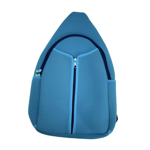 lacooooppia Pickleball Bag Outdoor Sport Bag Zipper Closure Practical Pickleball Racquet Bag Bright Blue