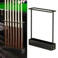thumbnail image 1 of lacooooppia Pool Cue Rack Floor Stand Stable Practical Sturdy Gift for Player Kettlebell Holder Organizer Rack Billiard Pool Cue Holder Black, 1 of 8