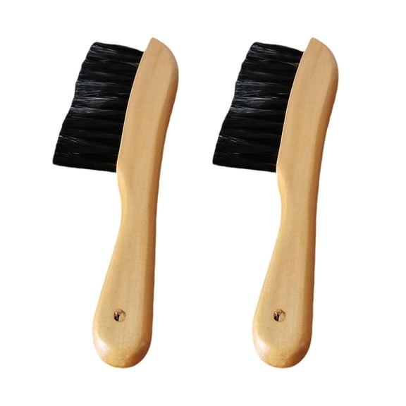 lacooooppia Pool Table Brush Billiards Table Rail Brush Portable Practical Cleaning Tool Wooden Handle for Club Household, Indoor Gym Color