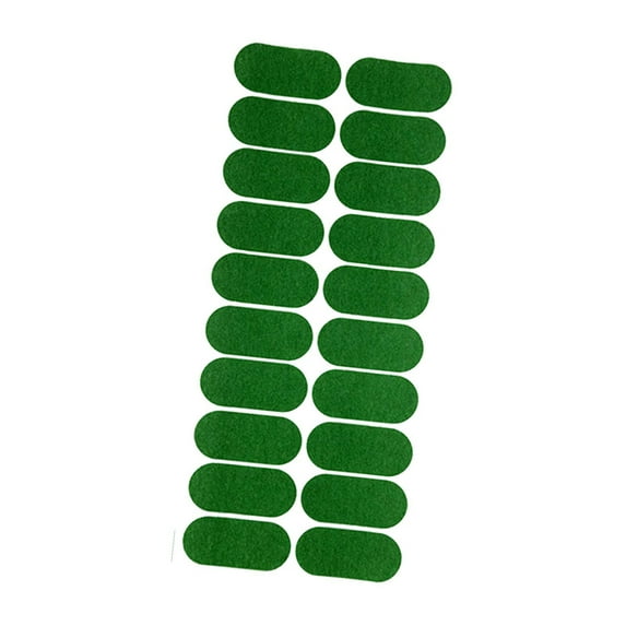 lacooooppia Pool Table Marker Dots Pool Table Cloth Plasters Lightweight Snooker Tablecloth Repair Billiard Spots Stickers Green 55 mm x 25 mm