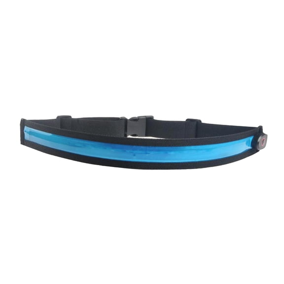 lacooooppia Reflective LED Belt, LED Warning Flashing Sash, Outdoor Cycling Waist Belt for Running, Construction Work, Walking, And Pedestrians