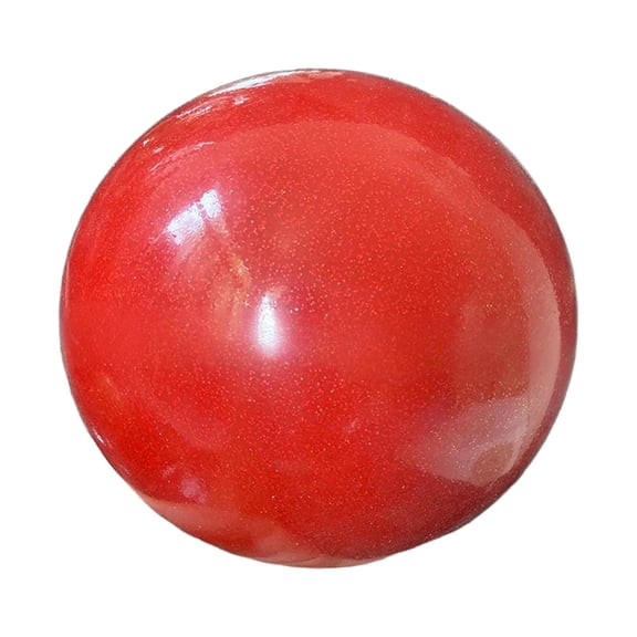 lacooooppia Rhythmic Gymnastic Ball Gym Equipment 7.09inch Professional Technique for Dance Practice for Gym Performance Competition Home red