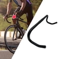 thumbnail image 1 of lacooooppia Road Bike Bar Accessory Lightweight Component Drop Bar Handlebar Replacement Black, 1 of 8