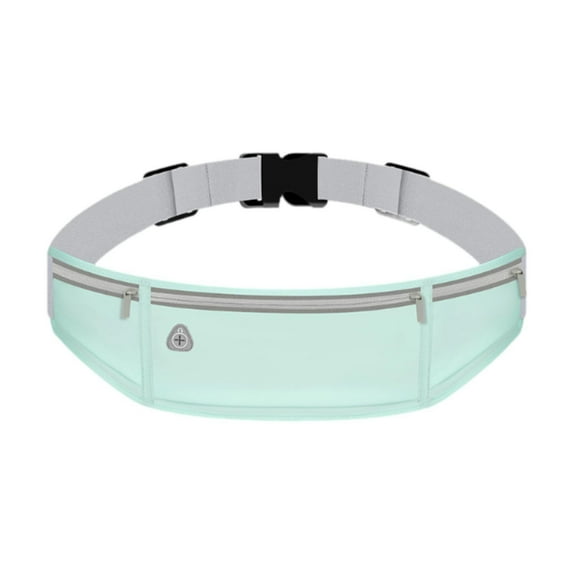 lacooooppia Running Belt Fanny Pack Phone Bag for Women Men Runners Waterproof Waistband Bag Exercise Waist Pouch for Gym Fitness Workout Blue