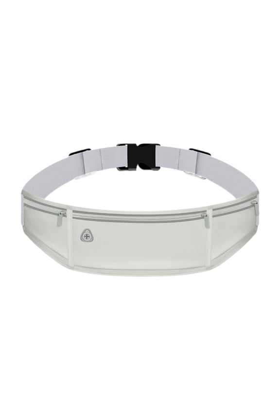 Running Belt Fanny Pack Phone Bag for Women Men Runners Waterproof Waistband Bag Exercise Waist Pouch for Gym Fitness Workout Gray