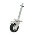 thumbnail image 1 of lacooooppia Scaffolding Caster 6" Caster Easy to Roll Adjustment Rod Design Convenient Practicality 360 Degrees Swivel Caster for Shelves Rubber, 1 of 8