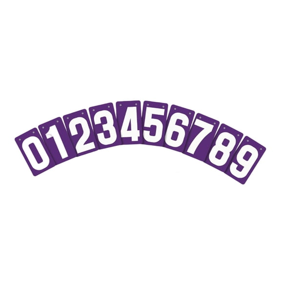 lacooooppia Scorecards, Scorecards to Flip, Made of PVC, for Competitions of 0 to 9 , Versatile Games: Football, Baseball, Basketball, Badminton, Etc.