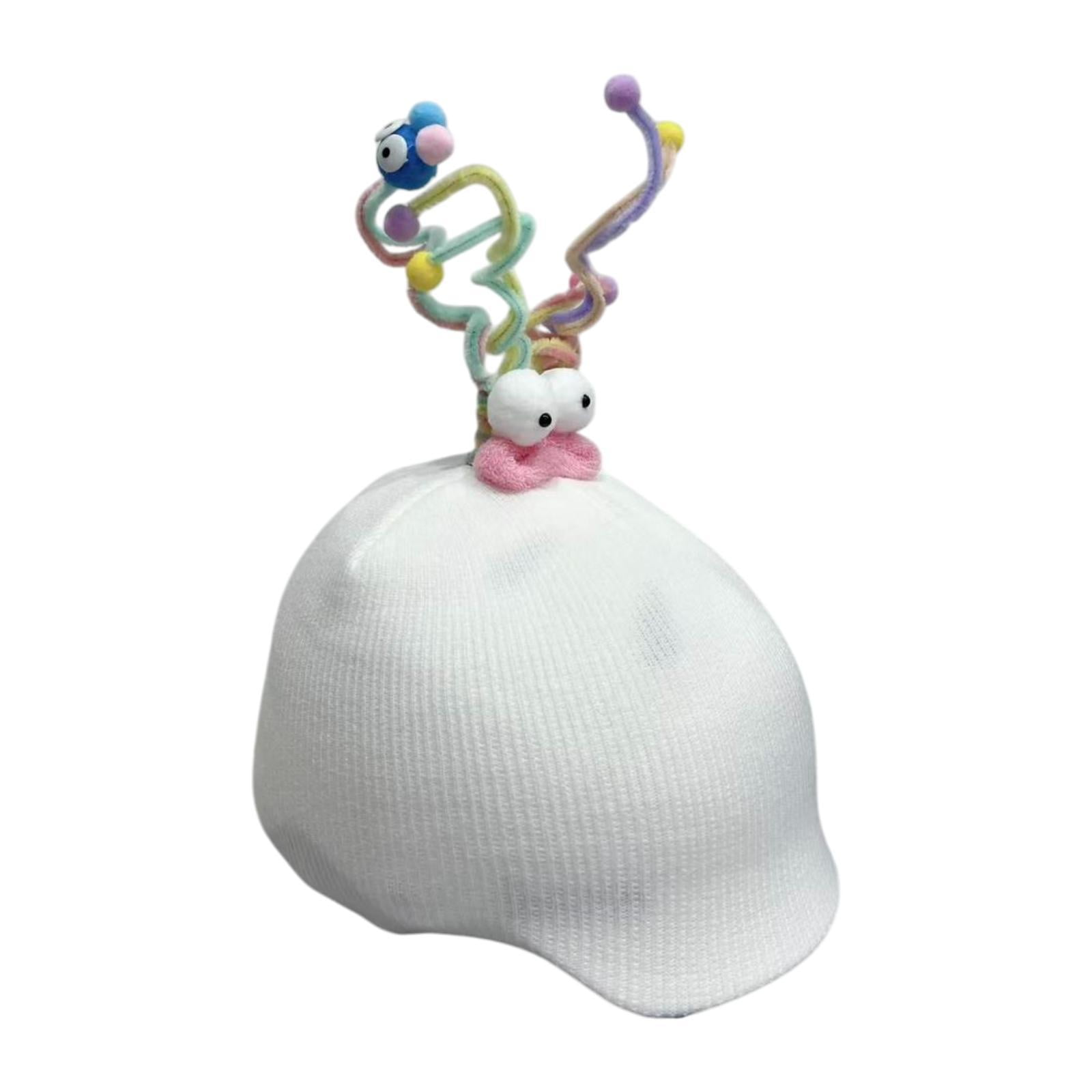 lacooooppia Ski Helmet Cover Knitted Cap Decorative for Adults Funny Gifts  Lovely Snowboard Soft Helmet Accessories Ski Helmet Decoration