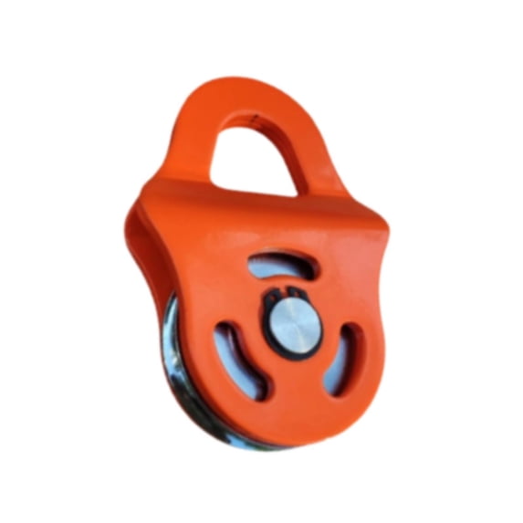 lacooooppia Snatch Block Heavy Duty 6 Ton Winch Accessories Outdoor Marine Garage Tow Truck for Winch Recovery Offroads Recovery Accessory , Orange