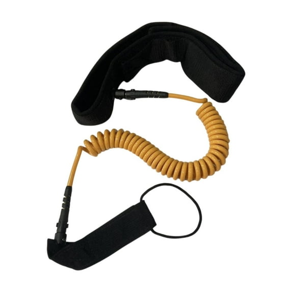 lacooooppia Surfboard Leash Surfboard Waist Rope Waist Strap Wrist Strap Stand Up Paddles Leash Board Ankle Strap for Paddleboard Surf yellow