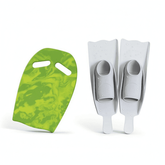 lacooooppia Swim Kickboard Thickened Beginner Friendly Flotation Board Silicone Training Fins Comfortable Fit Snorkeling Diving Flippers Adults Kids Swimming