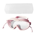 thumbnail image 1 of lacooooppia Swimming Goggles, Swimming Goggles Anti -fog -adjustable Silicone Gurty Clear Viewing Glasses with Earplugs to Dive From Swimming Pool Pink, 1 of 8