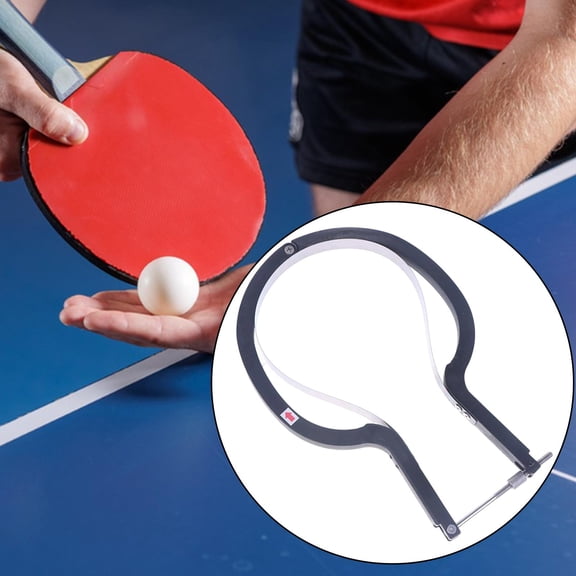 lacooooppia Table Tennis Cutter Kit Adjustable Replace Professional Paddle Trimming Tool High Performance User Friendly Black Accessories