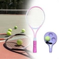 thumbnail image 1 of lacooooppia Tennis Ball Self Practice Training Lightweight Tool Tennis Racket Tennis er Set for Park Backyard Pink, 1 of 7