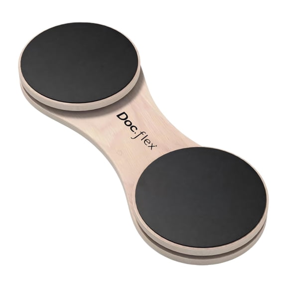 lacooooppia Tennis Training Balance Board, Swing Training Aid, Wooden Children Adults Tennis Accessory, Single Person, Non Slip, Exercise