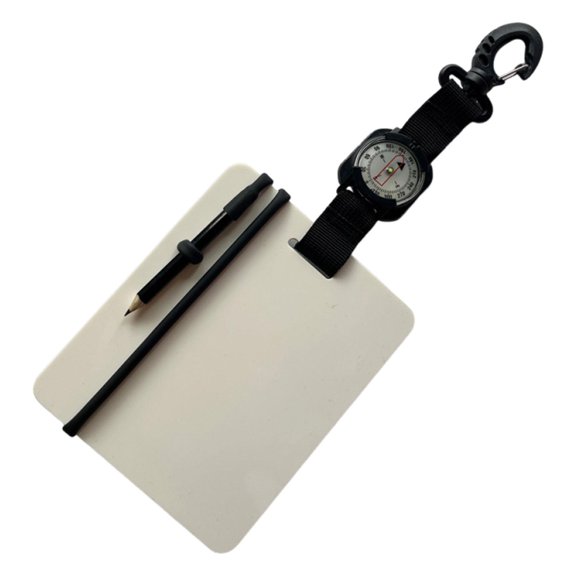 lacooooppia Underwater Writing Tablet with Rotating Clip, Accessories, Professional, with Compass And Pencil, Underwater Writing Tablet
