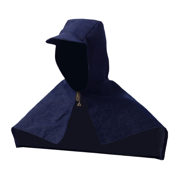 lacooooppia Welding Cover Hood Dustproof Washable Reusable with Neck Cover Welding Shawl Cap Brim Opening