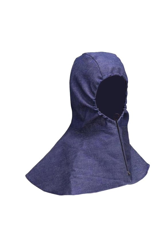 Welding Hood Protective Denim Reusable Wear Resistant Neck Protection Welder Cap Full Head Cover for Cutting Sanding Spraying Style C