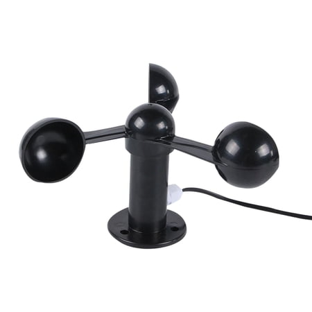 lacooooppia Wind Speed Testing Anemometer Testing Stability 3 Cups Wind Tester Wind Speeds Cup for Weather Stations Breeding Ships Outside