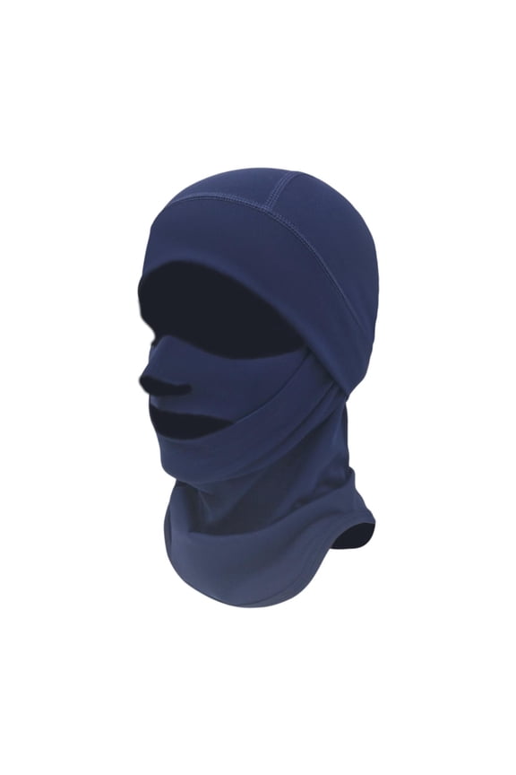 Winter Ski Warm Riding Hood Lining Cycling Face Cover Full Face for Running Outdoor Activities Bike Riding Blue