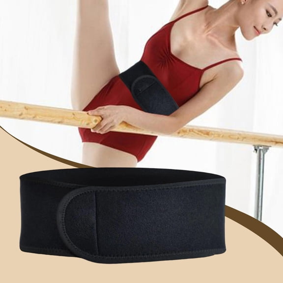 lacooooppia Women Waist Belt Adjustable Pelvic Belly Support Lower Back Brace Lightweight Breathable Nylon SBR Polyester Suitable for Dance Sports Training Exercise Gymnastics Workout L