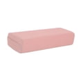 thumbnail image 1 of lacooooppia Yoga Bolster Rectangular Supportive Meditation Pillow Cushion Removable Cover Washable Handles Foam Wedges Pillowcase suitable for yoga pilates home gym relaxation men women Light Pink, 1 of 5