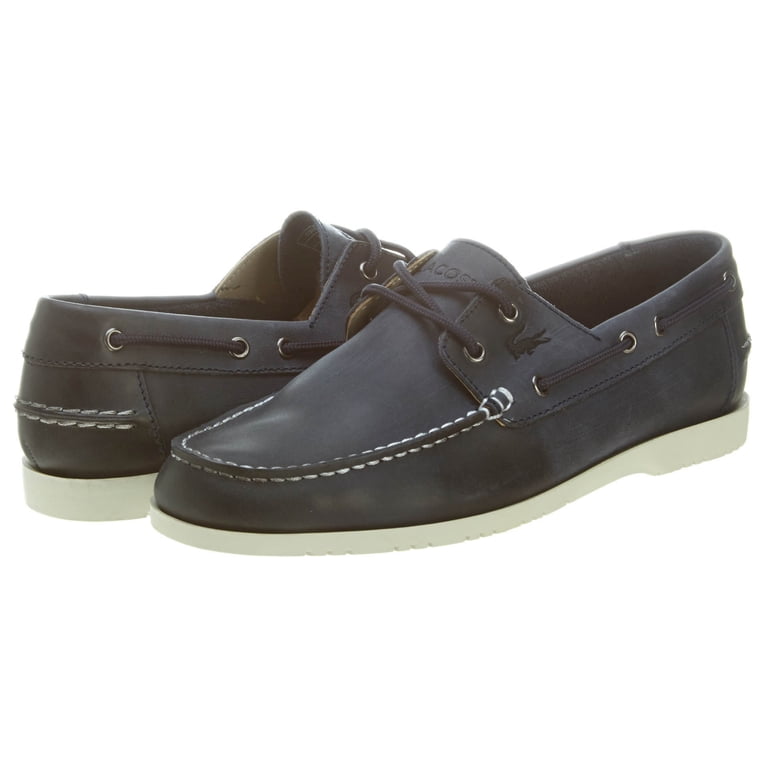 lacoste dress shoes Corbon 2 Spm Leather Mens Style 7-25Srm2222 may 25 ats Corset Waist Hook And Color:Cocoa Brown top profile with a Loafer shoes