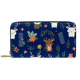 ladies Leather large wallets with Zippeor for women And Girls,Cartoon