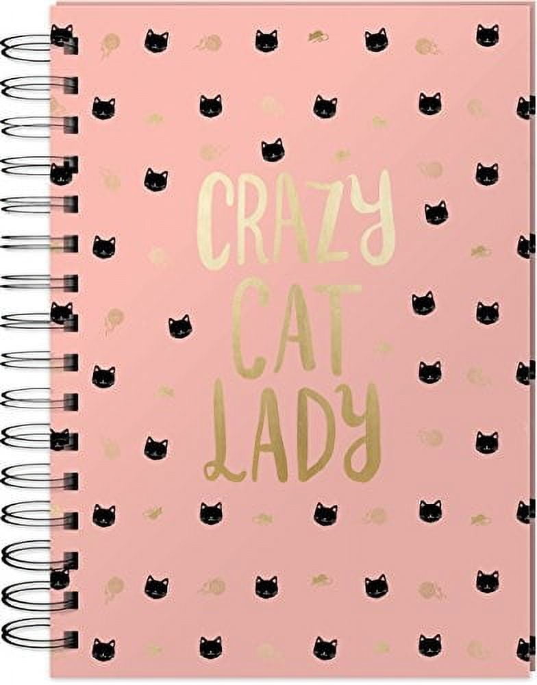 lady jayne ditsy cat spiral bound journal (14714)