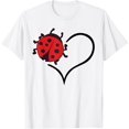 thumbnail image 1 of ladybugs beetles for women girl entomologist cute ladybug T-Shirt, 1 of 4