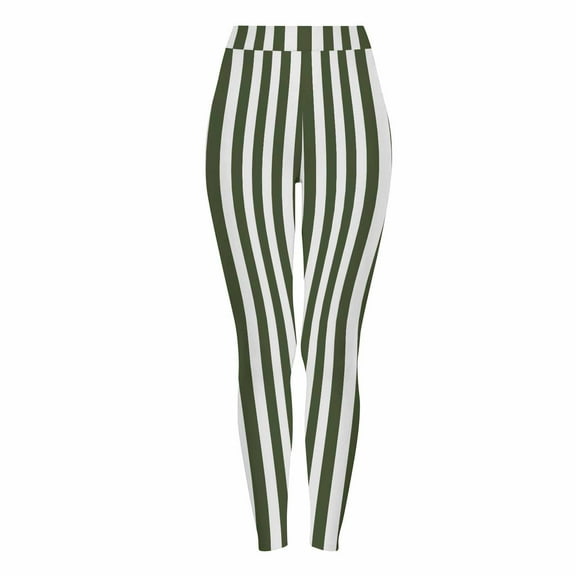 laiqvcdr Women's Halloween Striped Print Leggings Sports Fitness Pants Solid Colored Casual Tight Fitting Tight Peach Hip Yoga Pants Stretch Pants