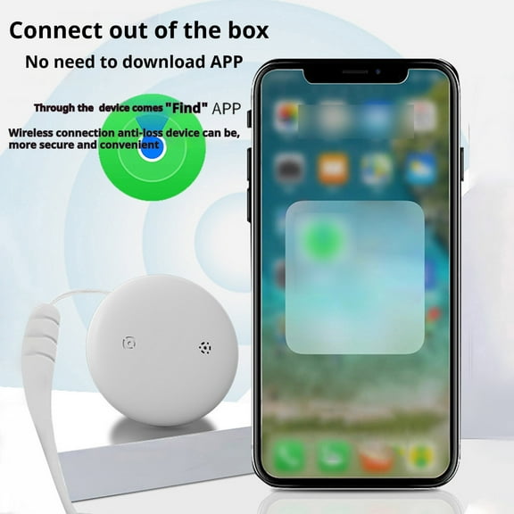 lajdalh Android Compatible with Air Tags, Air Tracker Tag with Google Find My Device App, Bluetooth Tracker for Android Phones, Dog GPS & Cat Tracker, Smart Tracking Tag for Keys, Suitcase,Black