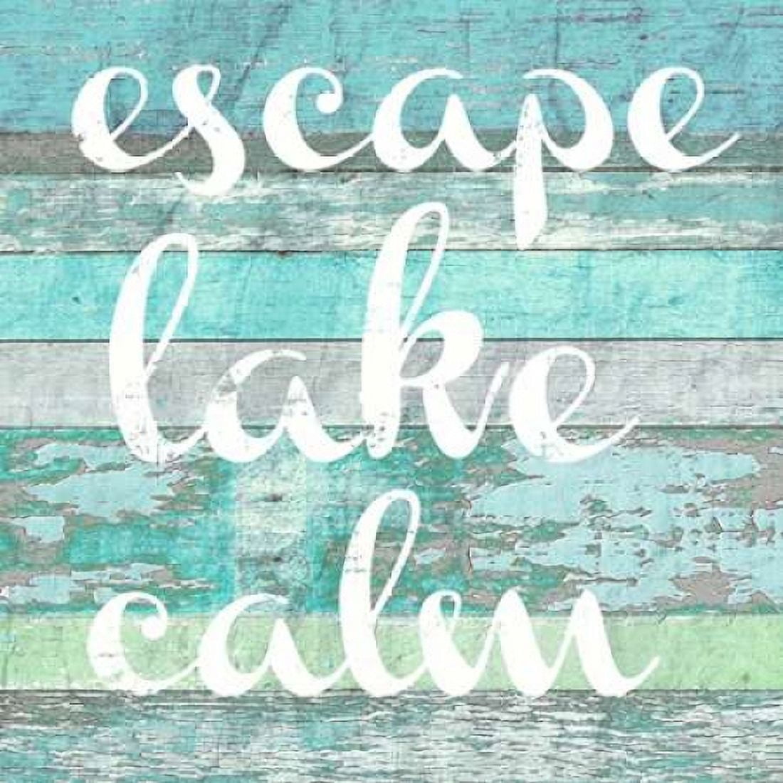 lake words 1 Canvas Art - Evangeline Taylor (24 x 24)