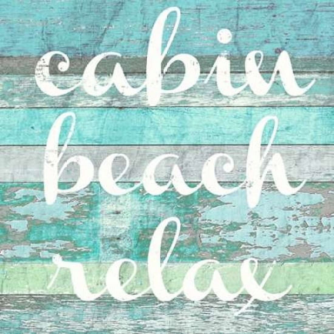 lake words 2 Canvas Art - Evangeline Taylor (24 x 24)