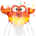 thumbnail image 1 of lalalark Bath Toy for Toddler,Baby Bathtub Toy, Crab Bubble Machine with Music, LED Light Up , Bathtime Fun Birthday Gift 2-4 Years, 1 of 8