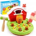 thumbnail image 1 of lalalark Whack Game Mole for Toddlers 2 3, Pounding Game with Light & Sound, Interactive Educational Toy with 4 Modes & 40 Levels, Baby Toy for Early Learning, Christmas Birthday Gift for Kids 4 5, 1 of 8