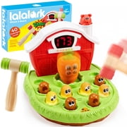 lalalark Whack Game Mole for Toddlers 2 3, Pounding Game with Light & Sound, Interactive Educational Toy with 4 Modes & 40 Levels, Baby Toy for Early Learning, Christmas Birthday Gift for Kids 4 5