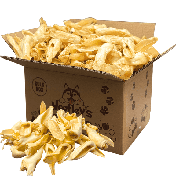 Woofleys Natural Lamb Ears Dog Chews, 100 Count