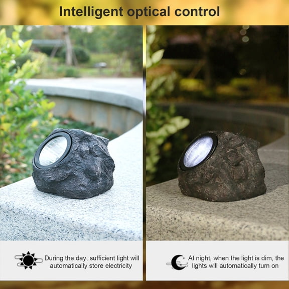 lamp,Waterproof Lamp Ip65 Lamp Lamp Lamp Solar Solar Solar-powered Landscape Solar Powered Stone Lawn Lamp Solar Lawn Lamp Solar Lamp Landscape Stone Lamp