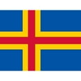 thumbnail image 1 of Åland Islands National Flag Patriotic Vexillology World Flags Country Region Poster Extra Large XL Wall Art Print, 1 of 3
