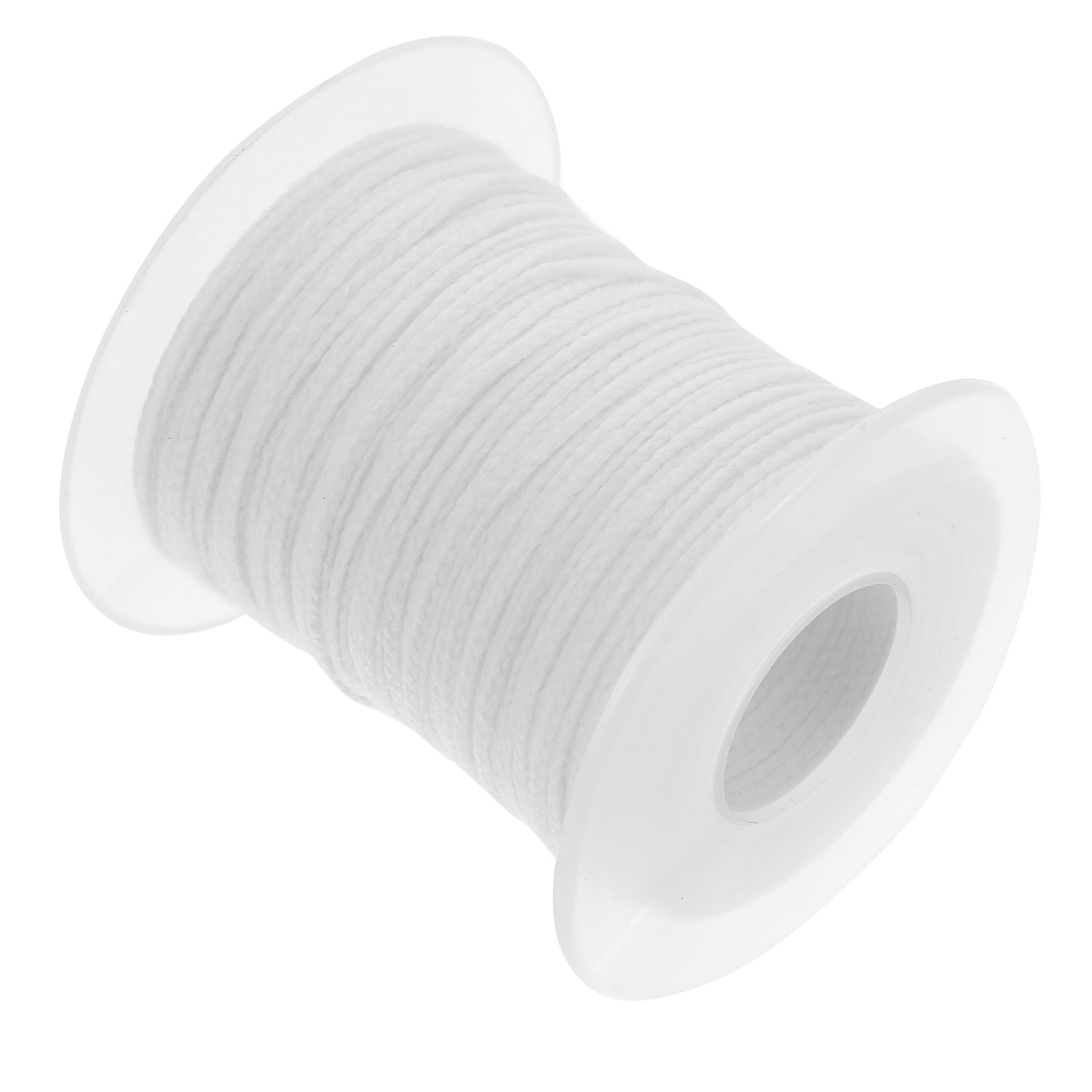landege 1 Roll 200 Feet Braided Wick Candle Wick Spool for Candle DIY and Candle Making