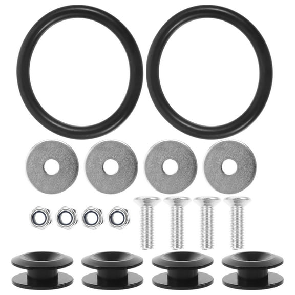 Black Car Bumper Holder Clip for Secure Fastening and Enhanced Safety Durable Metal Rubber Design