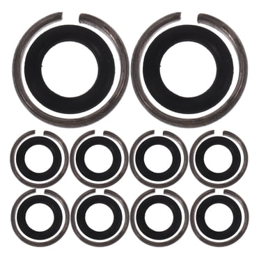 12 Sets Of 3/8" Impact Retaining Ring,Square Drive Socket Retainer