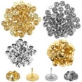 landege 100 Pairs Butterfly Clutch Pins Locking Pin Backs Metal Pin