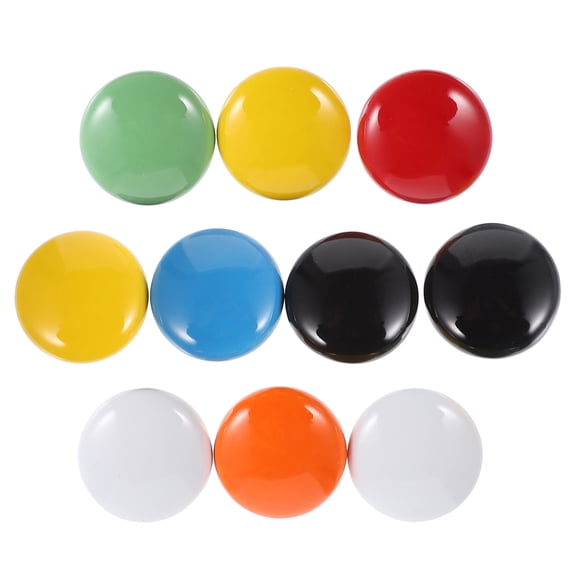 Masteelf 10-Pack Door Knobs and Pull Handles for Drawers, Design, Assorted Colors for Home and Office