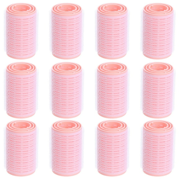 landege 12pcs Practical Hair Roller Hair Curlers Self Grip Salon Hair Dressing Curlers