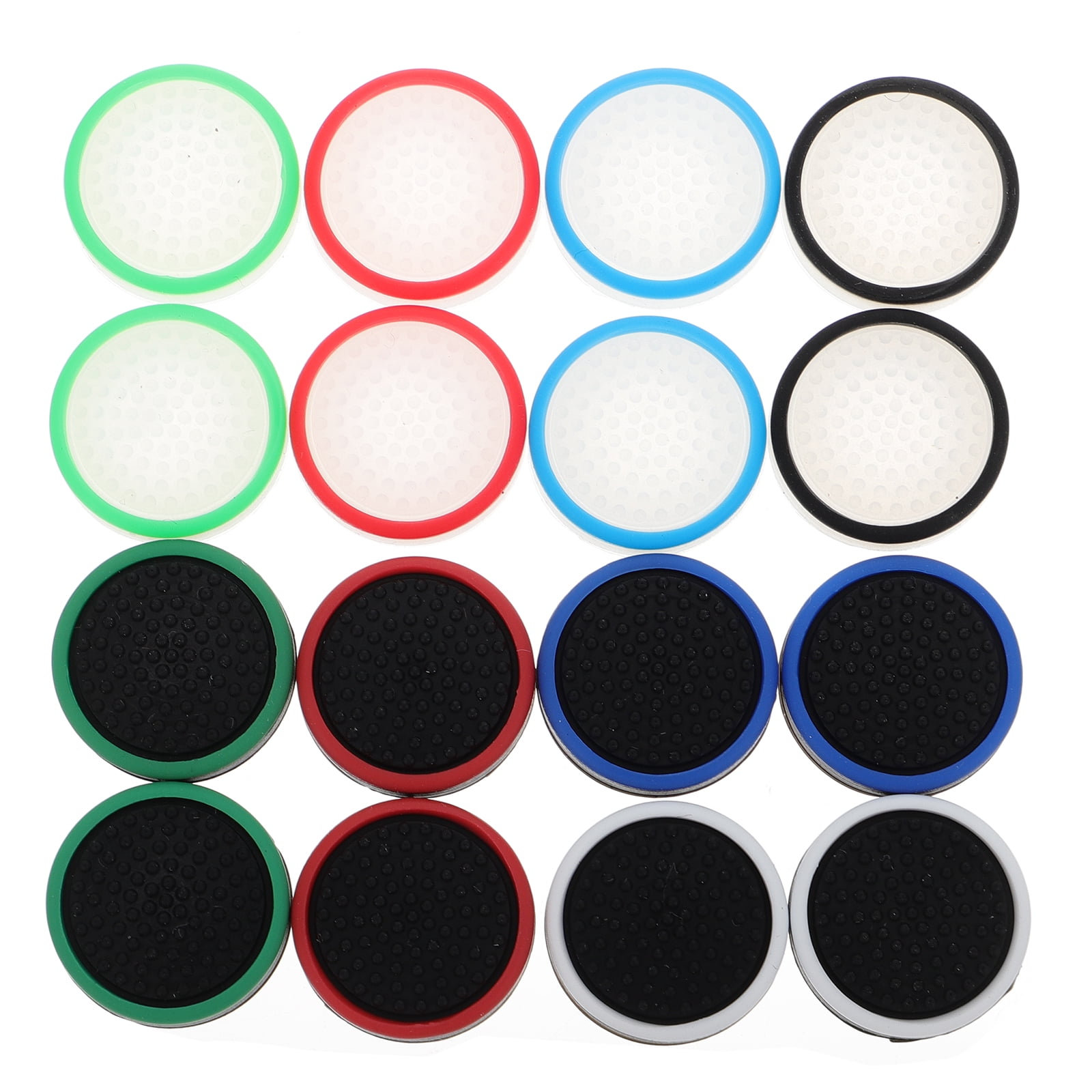 Landege 16PCS Glow in the Dark Silicone Joystick Grips and Button ...